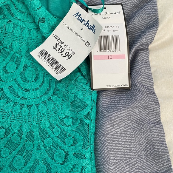 Jaasica howard dress ,green color size 10 - Picture 5 of 5